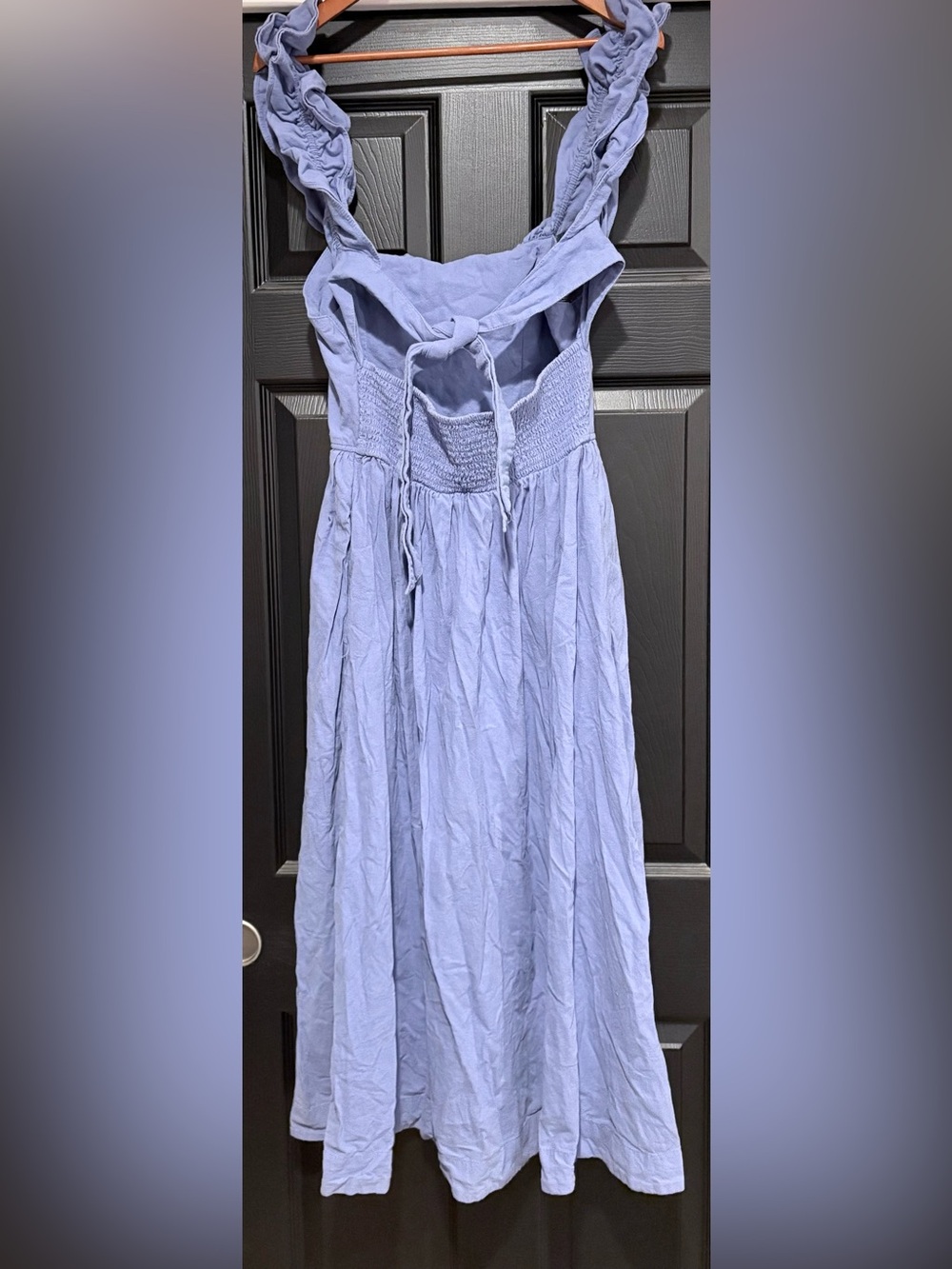 Free People Ruffle It Up Midi Dress - Size M - Lavender Fields - Picture 8 of 10